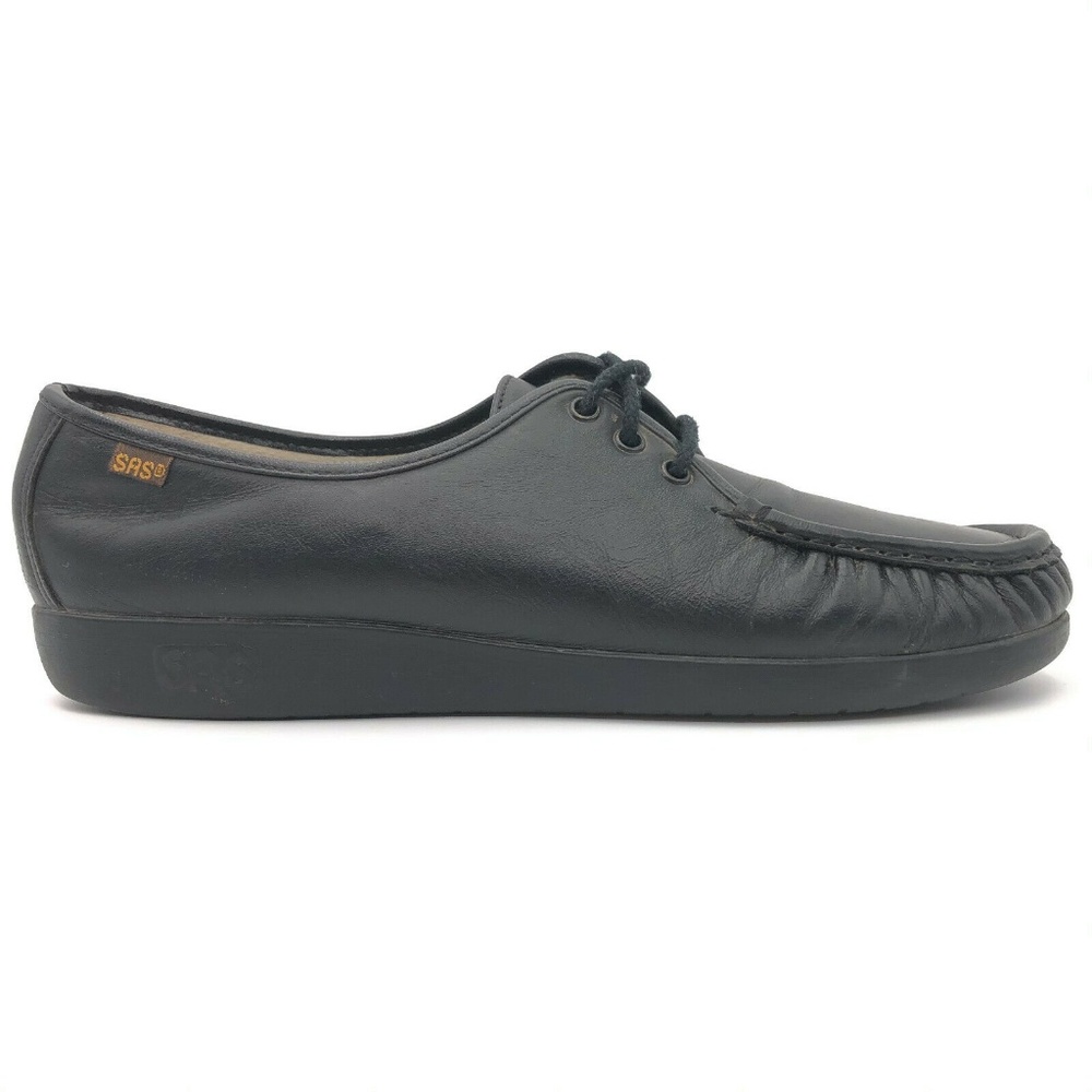 SAS Siesta Lace Up Moc Toe Comfort Flats